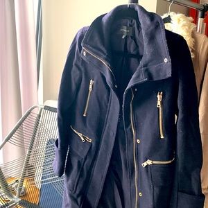 Ann Taylor Navy Wool Jacket